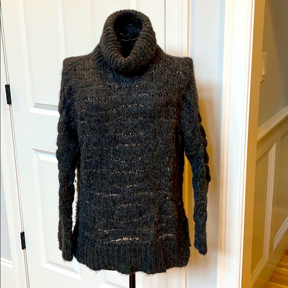 Soft and sexy loose neck sweater